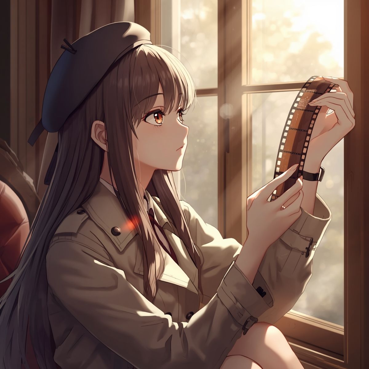【AIイラスト集】NOSTALGIA III - 追憶のネガフィルムと夕暮れの遊園地 - サンプル9ページ目