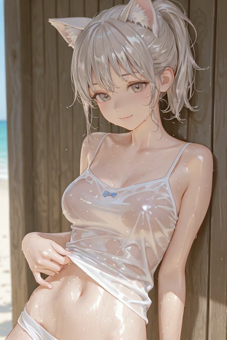 猫耳娘と夏の思い出 サンプル3ページ目