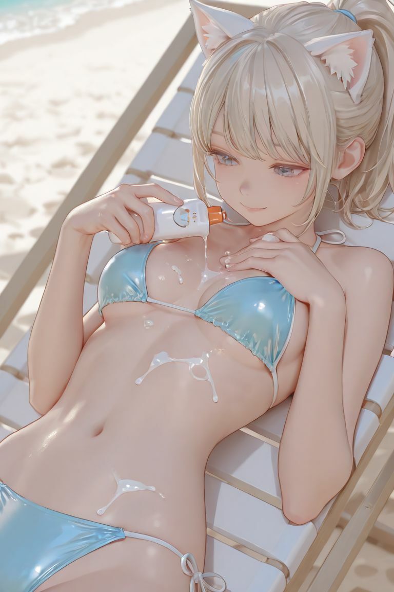 猫耳娘と夏の思い出 サンプル5ページ目