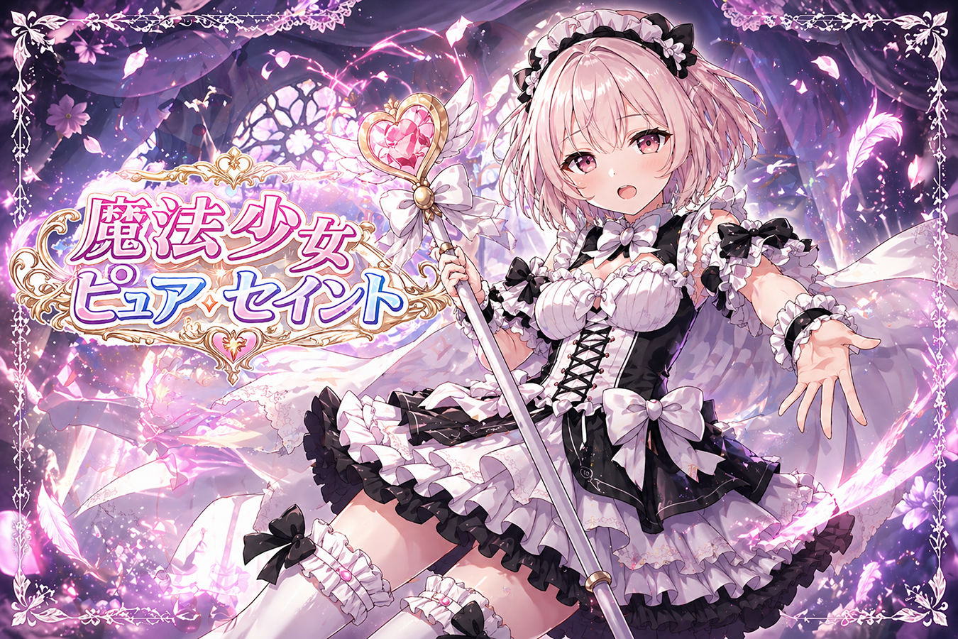 魔法少女ピュアセイントVS触手怪人 サンプル4ページ目