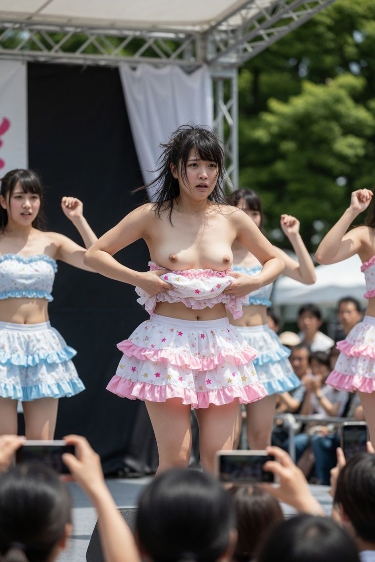 ダンス中におっぱいポロリ ハプニング画像集 サンプル3ページ目