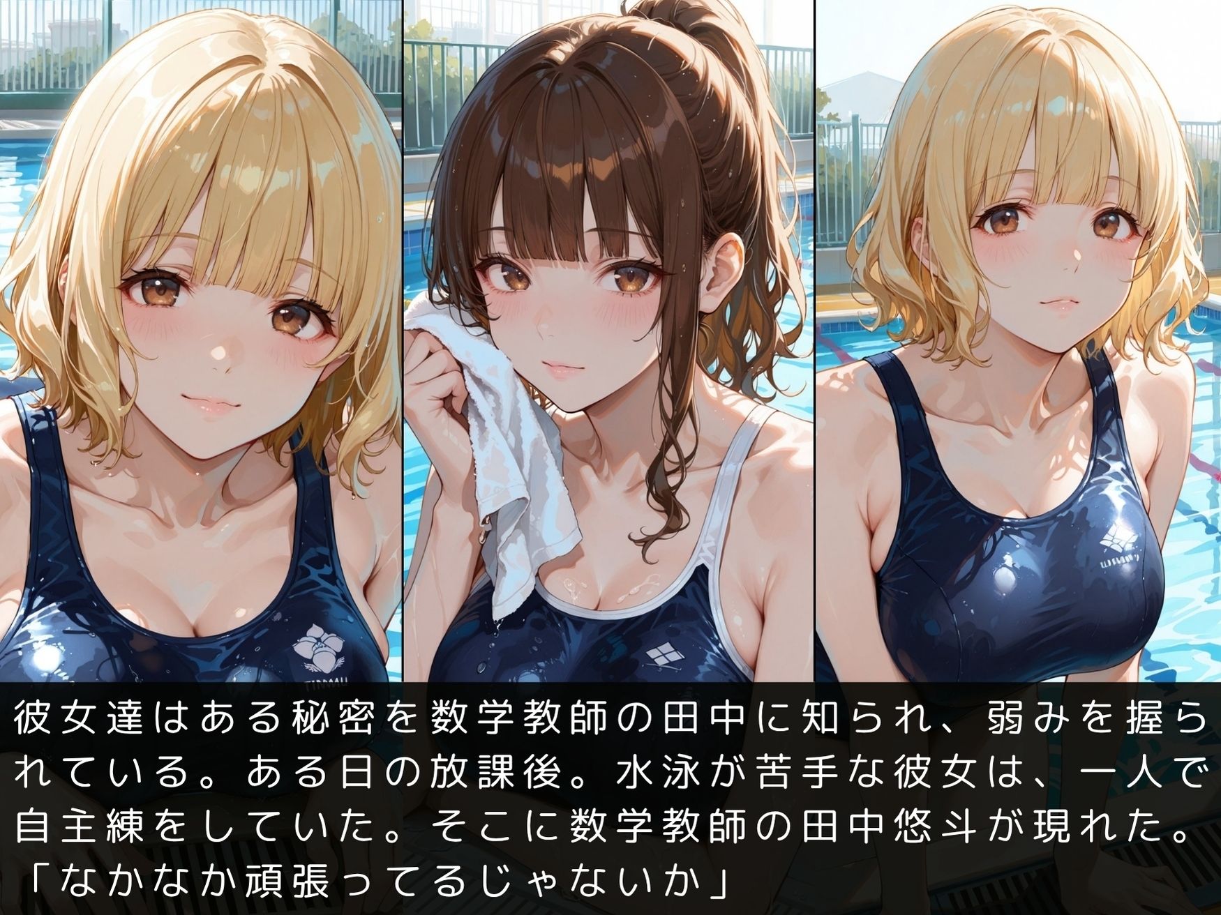放課後の性指導〜禁断の記録〜プール編 Vol.2 サンプル4ページ目