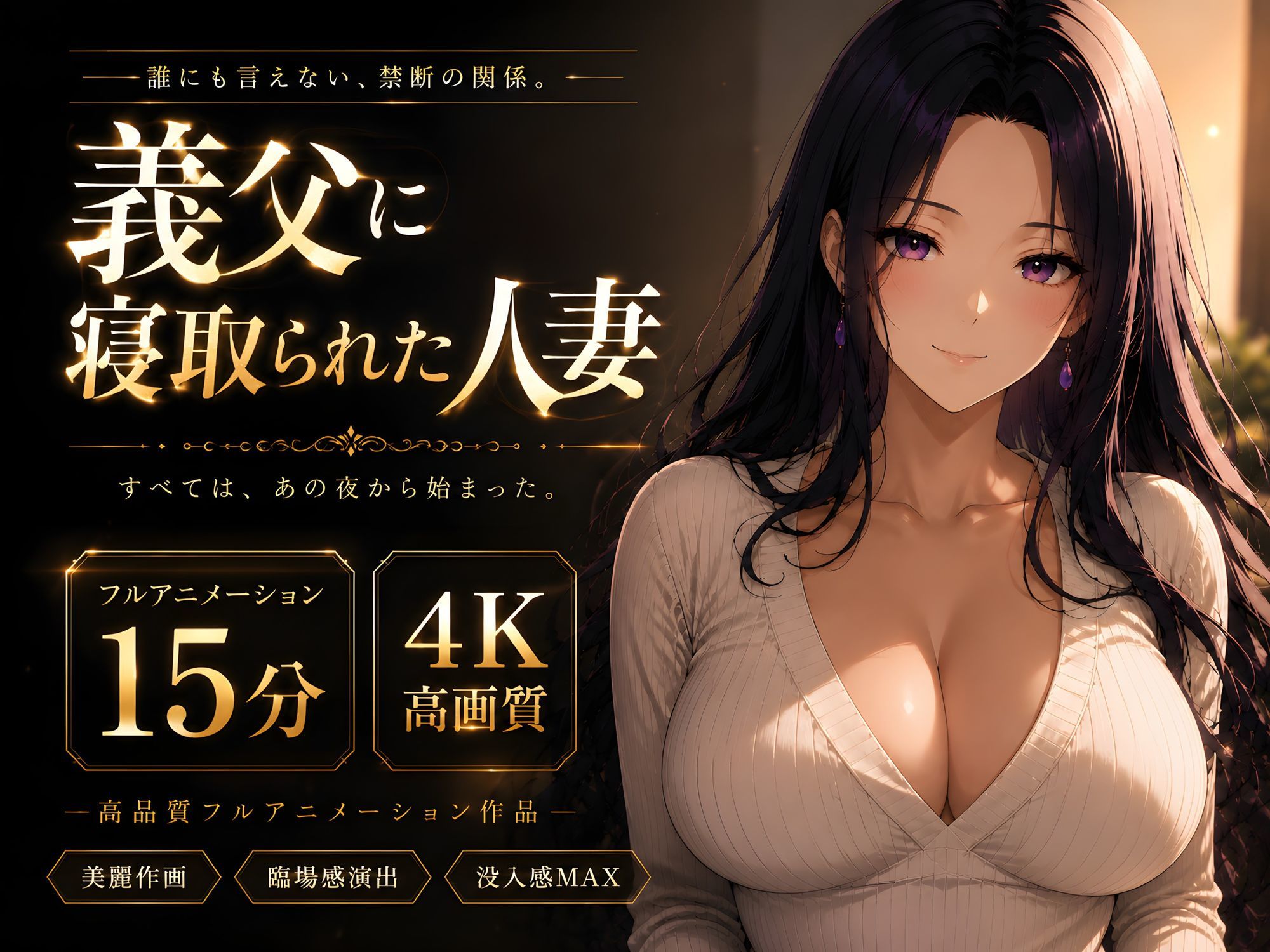 【4Kアニメ】義父に寝取られた人妻まゆみ‥終わりのない支配。 サンプル3ページ目