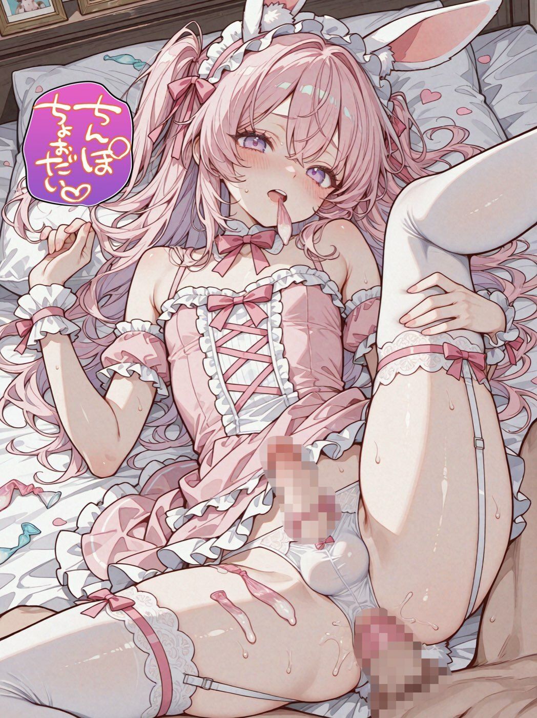 フルボッキ！ケモ耳男の娘！〜可愛いお尻の穴でメスイキ初体験〜 サンプル1ページ目