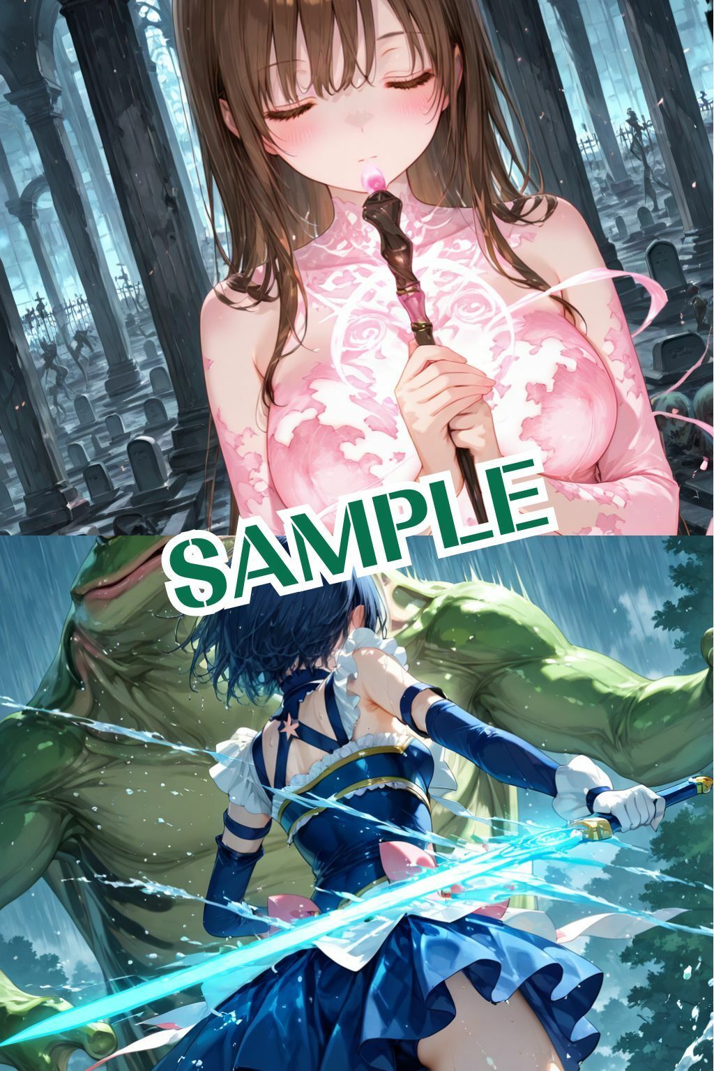 魔法戦士えりな＆せりか vol.4 ゾンビとゴブリンの餌食 編 サンプル10ページ目