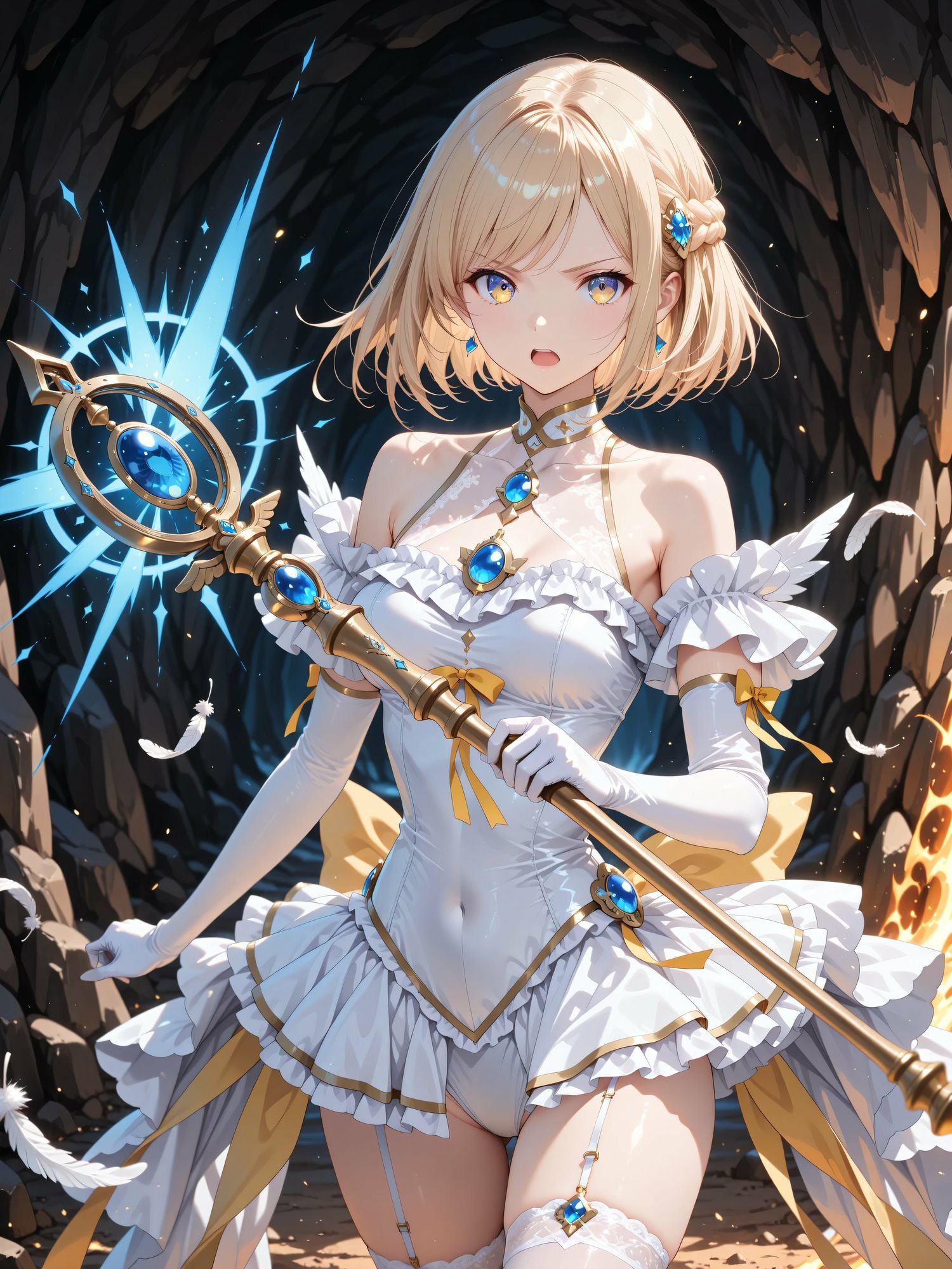 魔法少女×触手  完全敗北 サンプル2ページ目