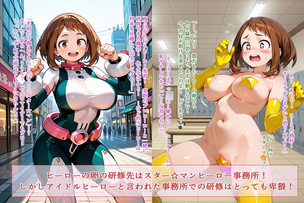 スターマ〇コ・アカデミア サンプル1ページ目