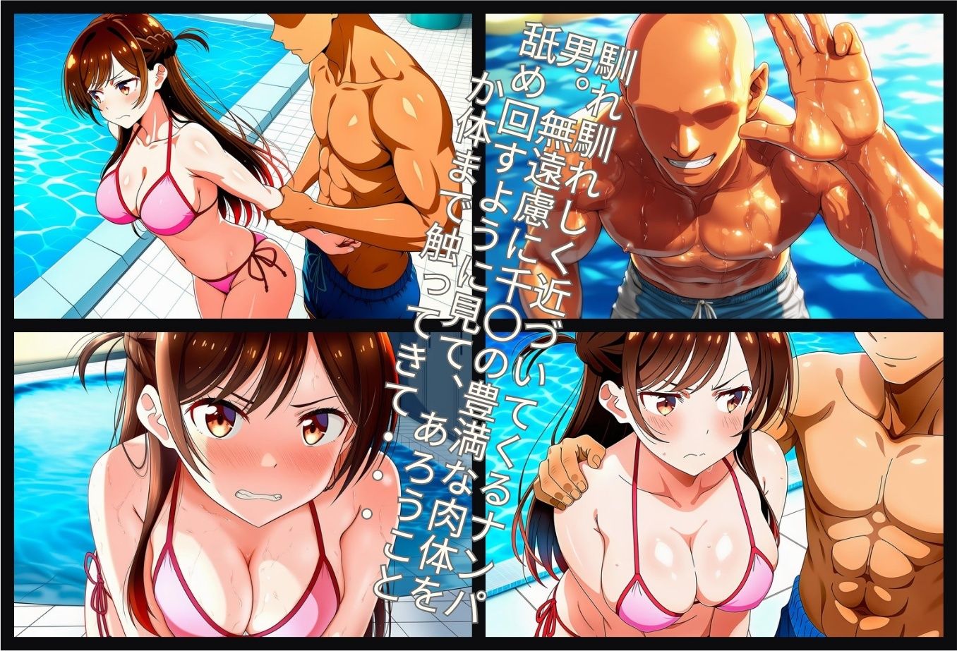 ナンパ  逆恨み 〜強気なS級美少女JD、逆恨みナンパ男に復讐される〜 サンプル2ページ目