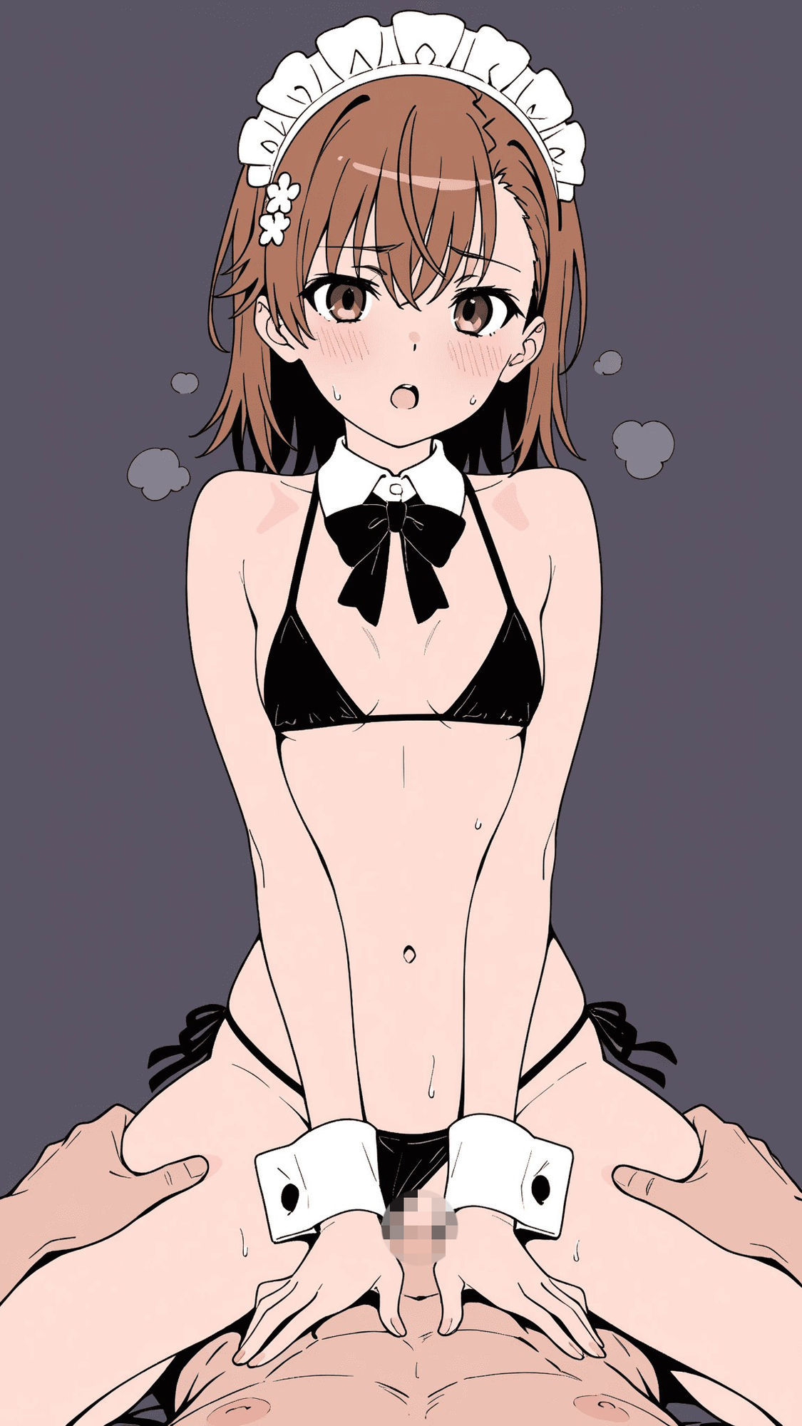 半ズボンのお姉ちゃん■メイド・サンタ服 サンプル5ページ目