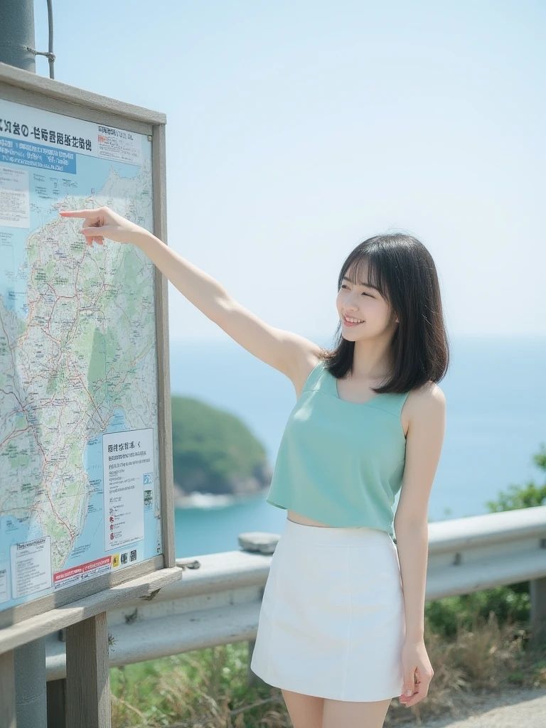 AI美女写真集 真夏の思い出 サンプル2ページ目
