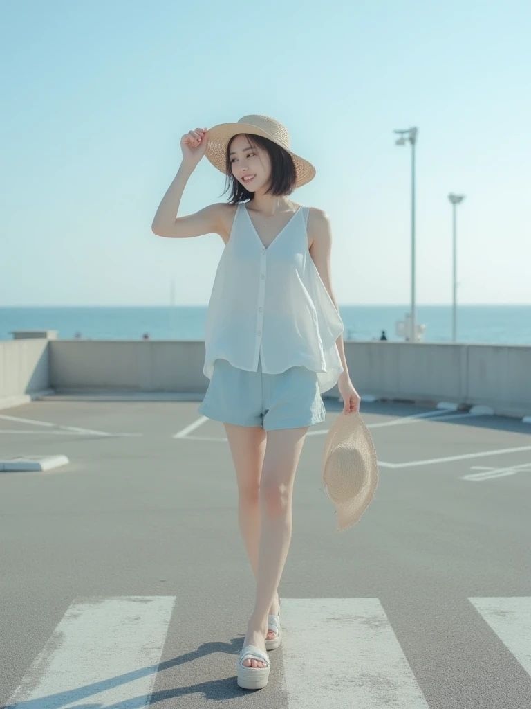 AI美女写真集 真夏の思い出 サンプル4ページ目