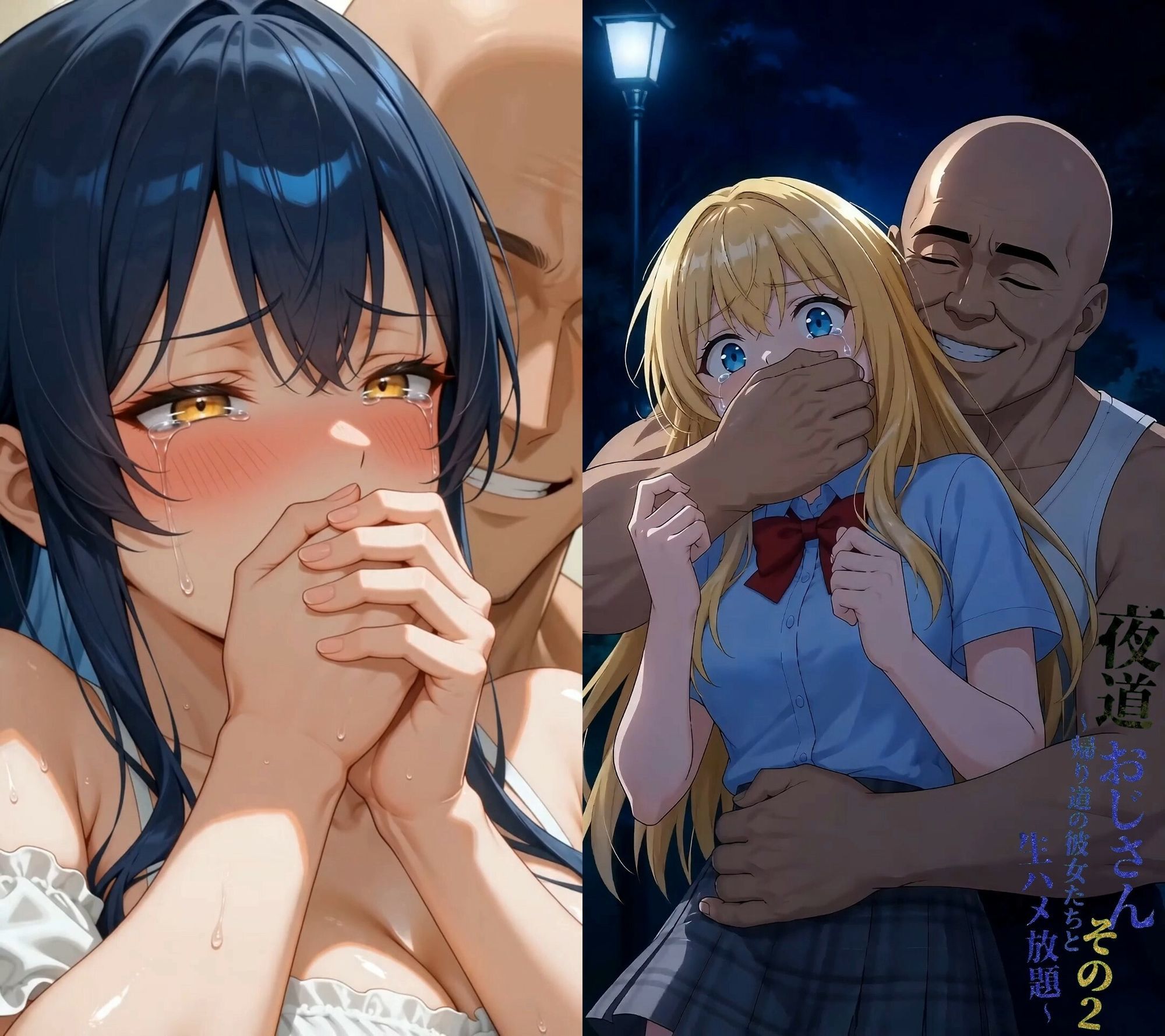 夜道おじさん〜帰り道の彼女たちと生ハメ放題〜その2 サンプル4ページ目
