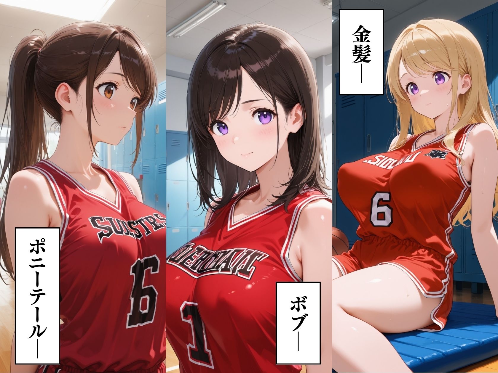 女子校生性調教 顧問に堕ちるバスケ部員 サンプル1ページ目