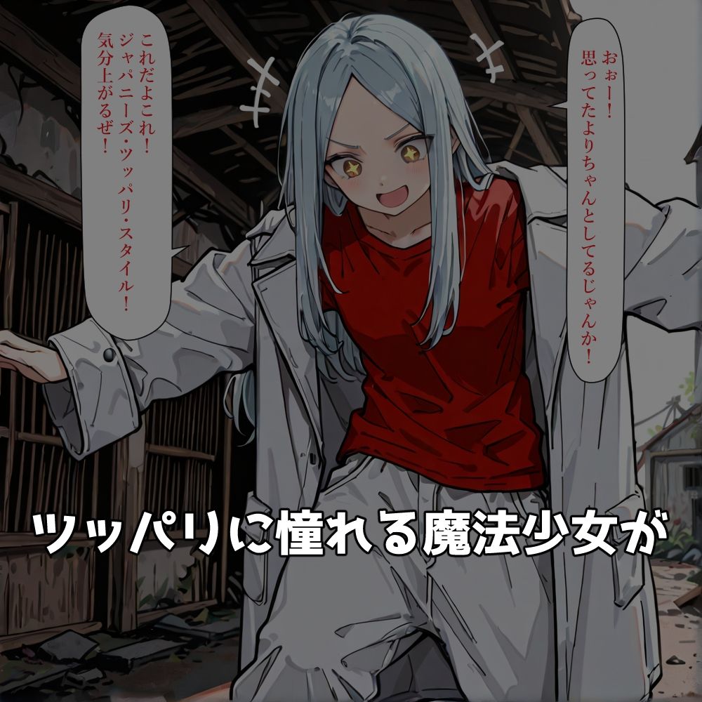 魔法少女は露出で強くなる サンプル1ページ目