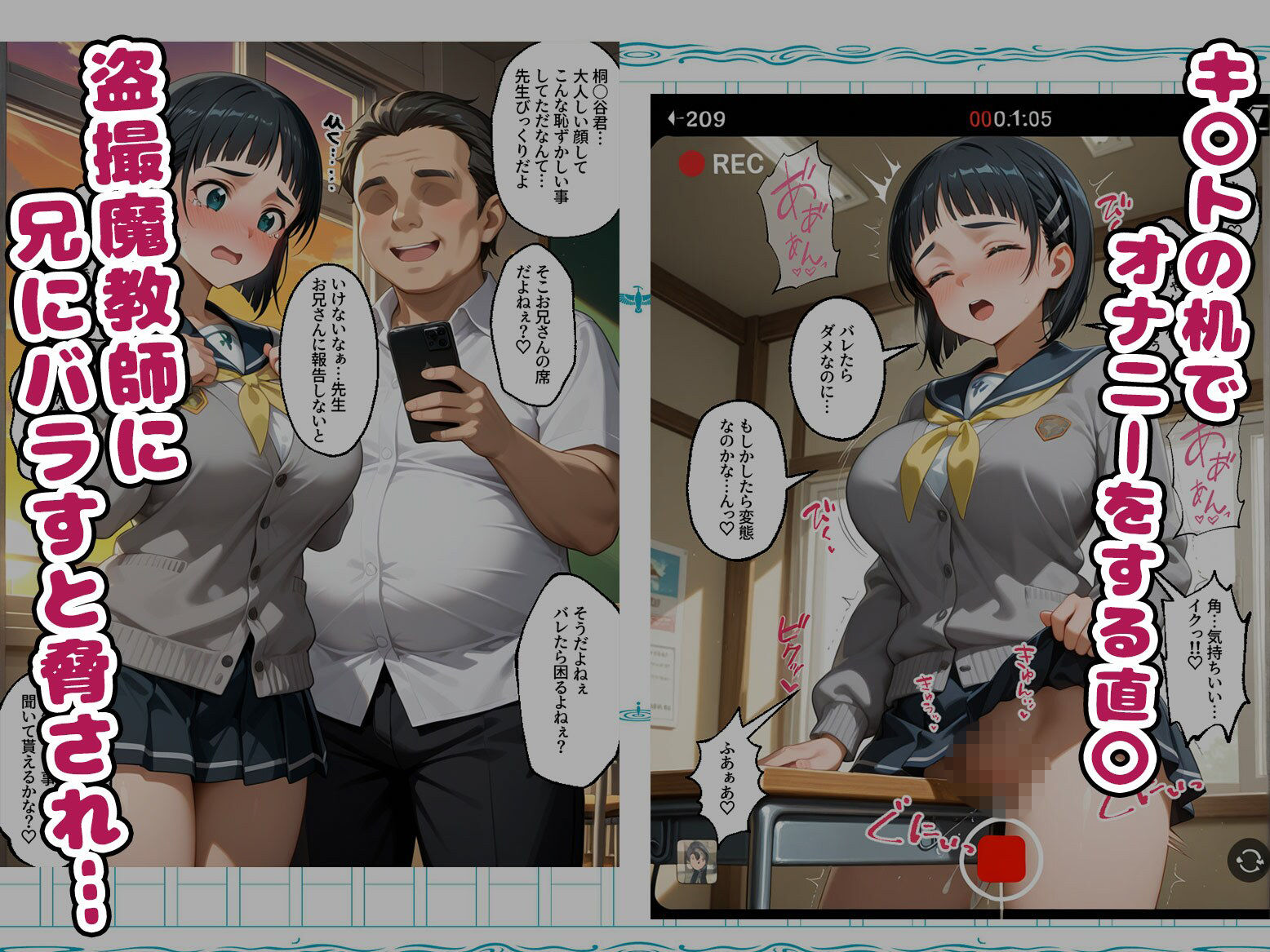 寝取られ性指導〜痴態盗撮？完全服従〜1話【S〇O】 サンプル4ページ目