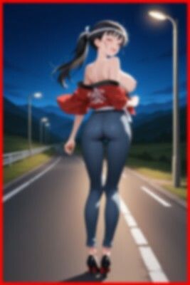 ★SEX有★【裸ジーンズ女子14】裸ジーンズ女子と夏祭り サンプル8ページ目