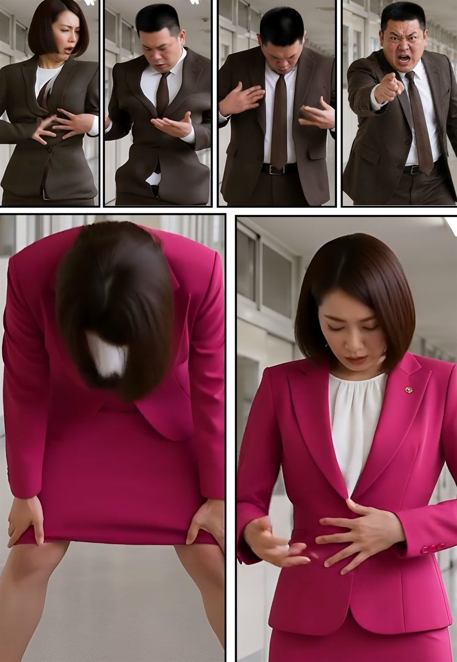 【画集】「性転換学園  触るだけで性別逆転！？」制作秘話 サンプル3ページ目