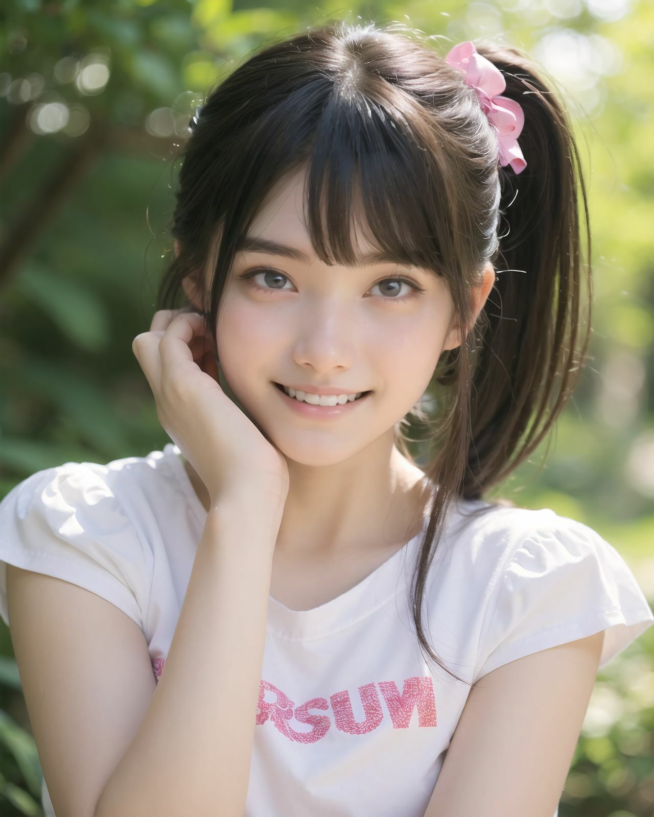 AI美少女写真集 素顔の RUNA - （2） 〜光に揺れる透明な笑顔〜 サンプル3ページ目