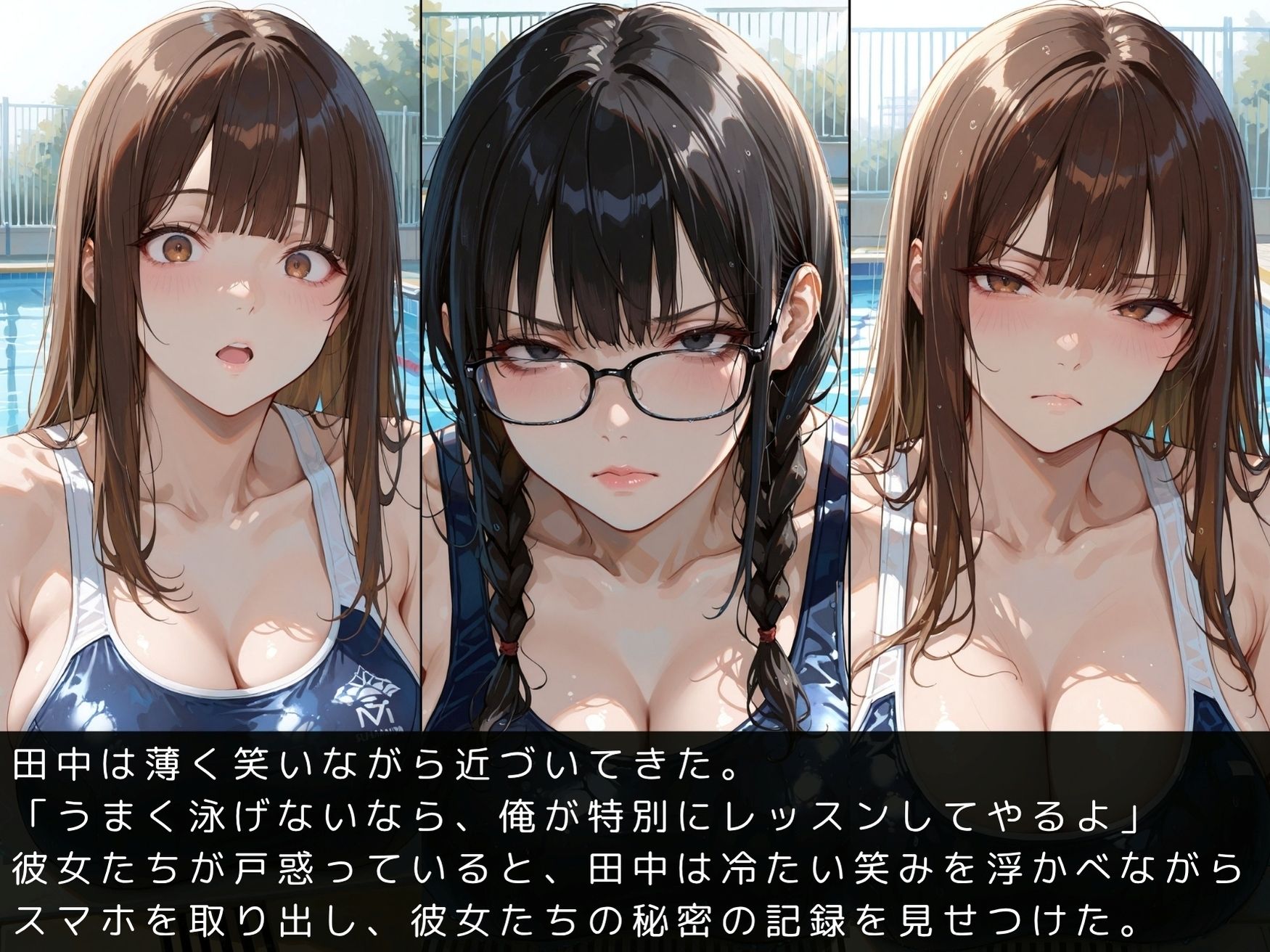 放課後の性指導〜禁断の記録〜プール編 Vol.3 サンプル5ページ目