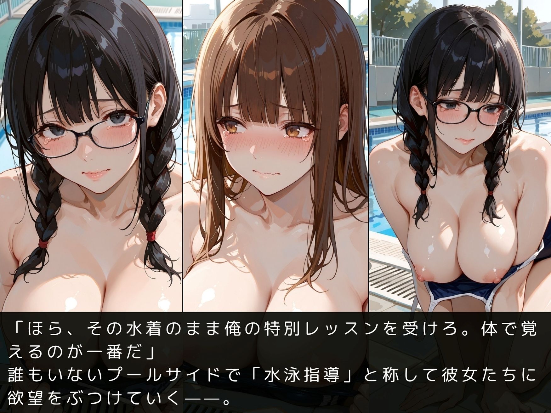 放課後の性指導〜禁断の記録〜プール編 Vol.3 サンプル6ページ目