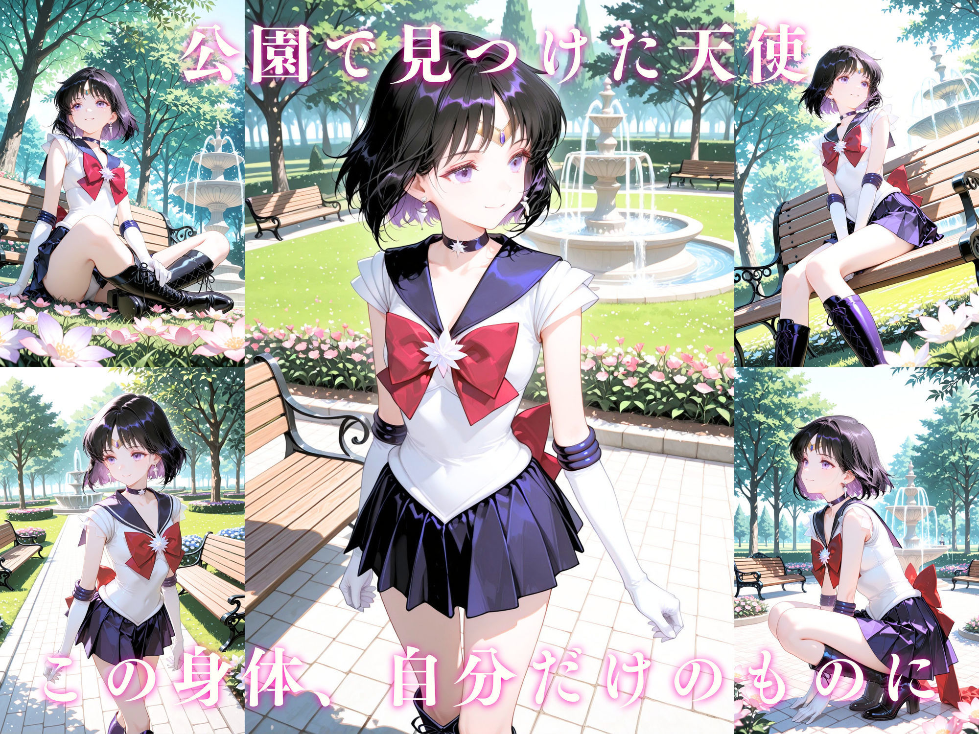 【4K動画付き 9本】セーラ〇サターン 催●支配:公園で見かけたカワイイあの子を犯したいー 4K高画質 美少女戦士セーラ〇ムーン 土〇ほたる サンプル1ページ目