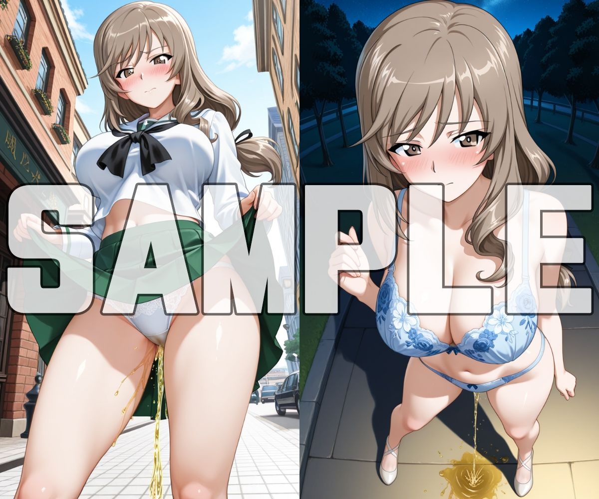 おしっこお漏らしチャレンジ【お母さんキャラ編】 サンプル3ページ目