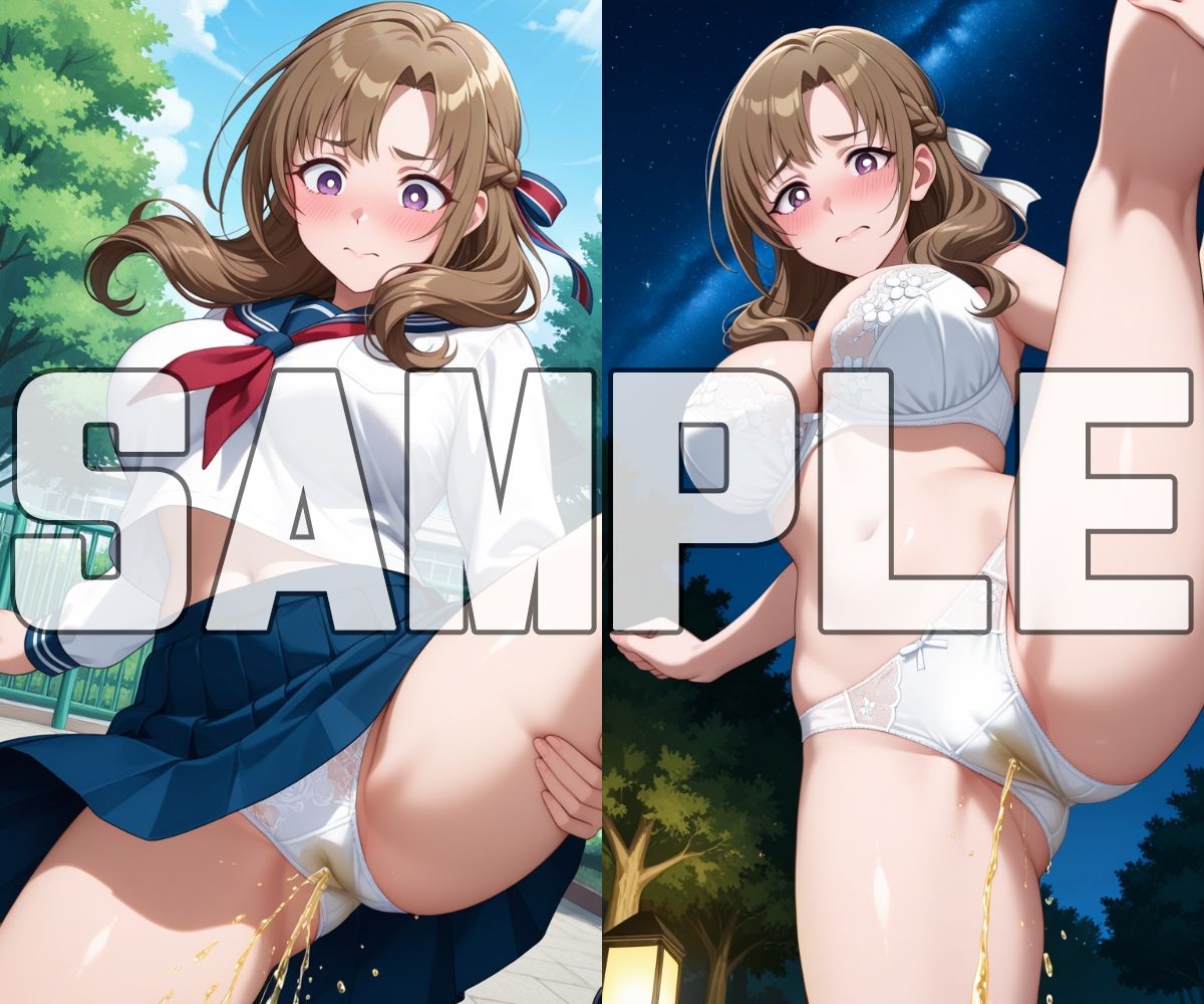 おしっこお漏らしチャレンジ【お母さんキャラ編】 サンプル6ページ目