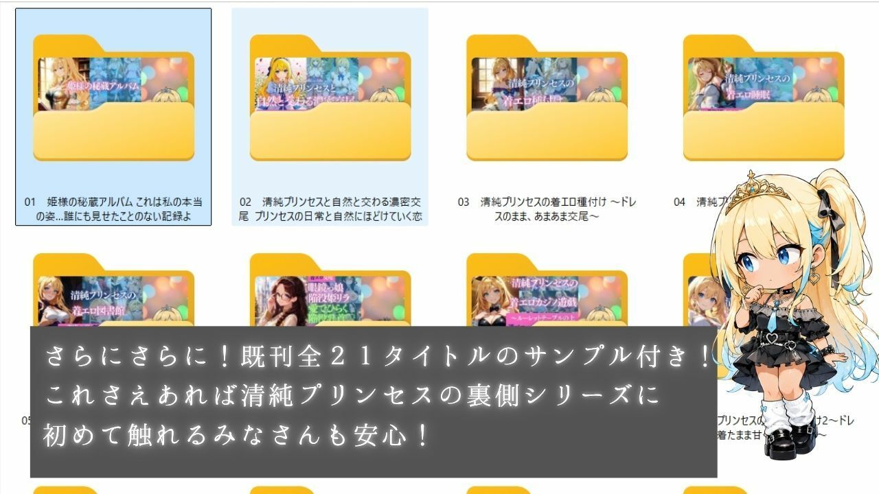 清純プリンセスの裏側シリーズ 第一回   甘くて秘密の  王国秘蜜祭  開幕です。  〜着エロプリンセスたちから精一杯の感謝をこめて   清純プリンセスの裏側へようこそ〜 サンプル6ページ目