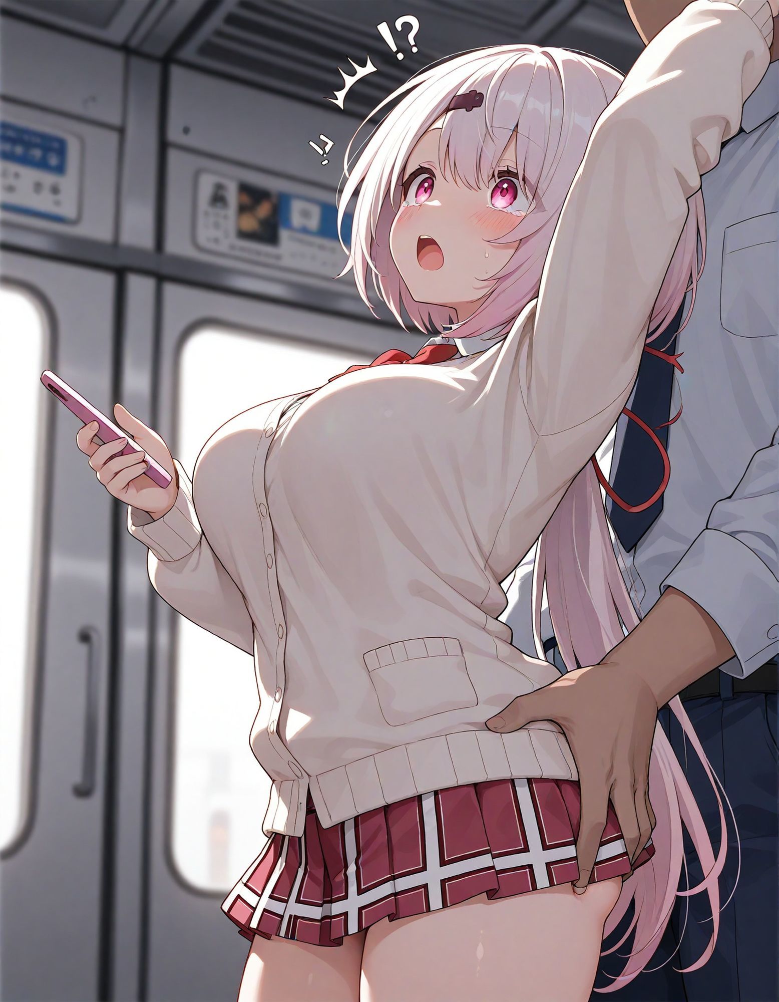 【動画付き】痴●電車 犯●れた少女 椎名●華編 サンプル3ページ目