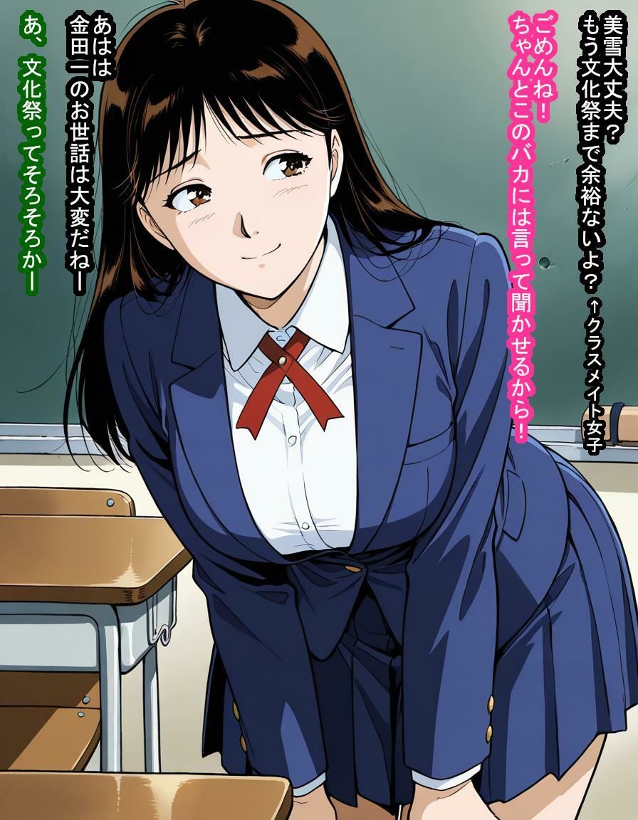七瀬〇雪ちゃんが相思相愛の金田〇くんではなく教え子孕ませ教師のオナホになっちゃう話 サンプル5ページ目