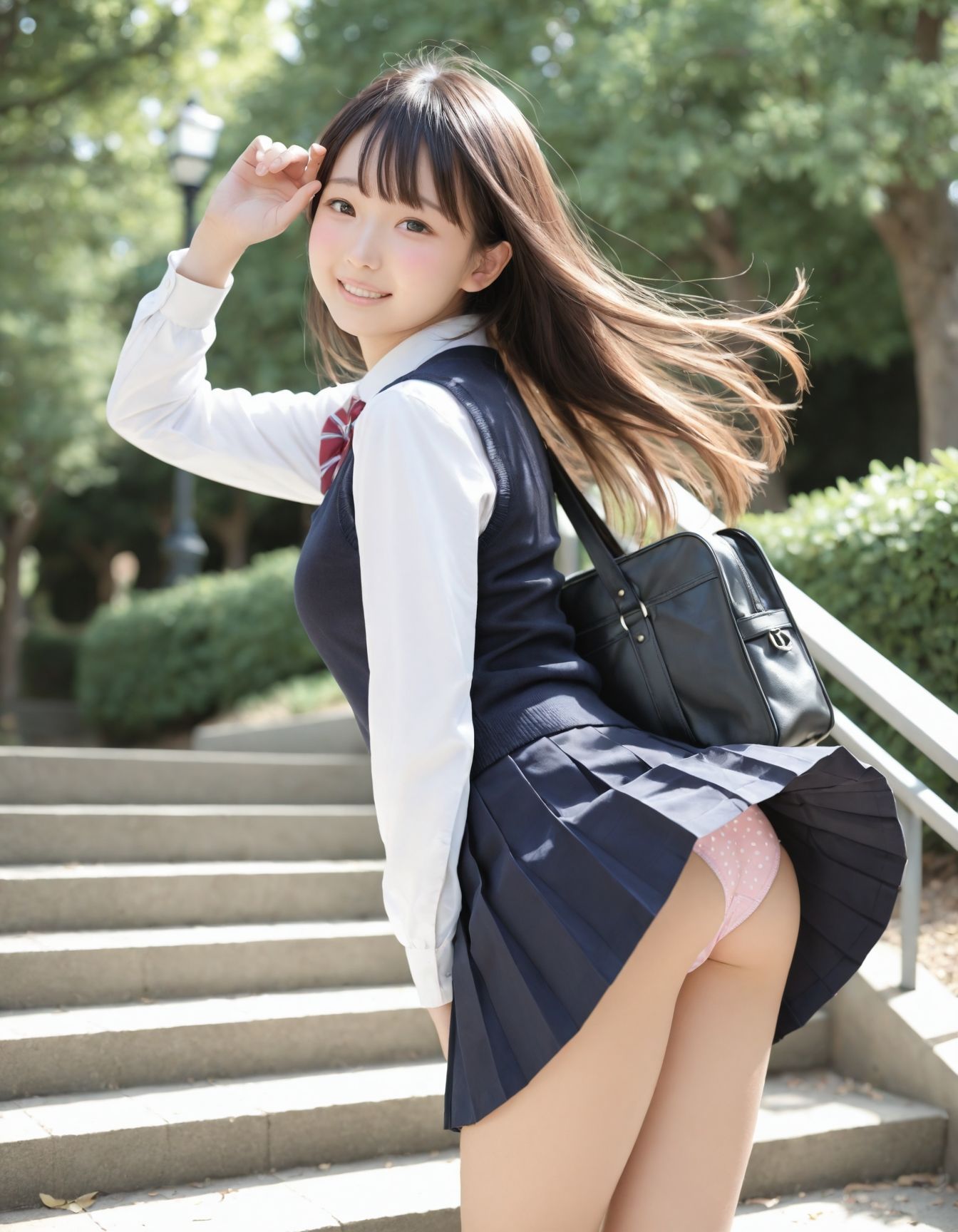 制服パンチラ part-3【風】 サンプル4ページ目