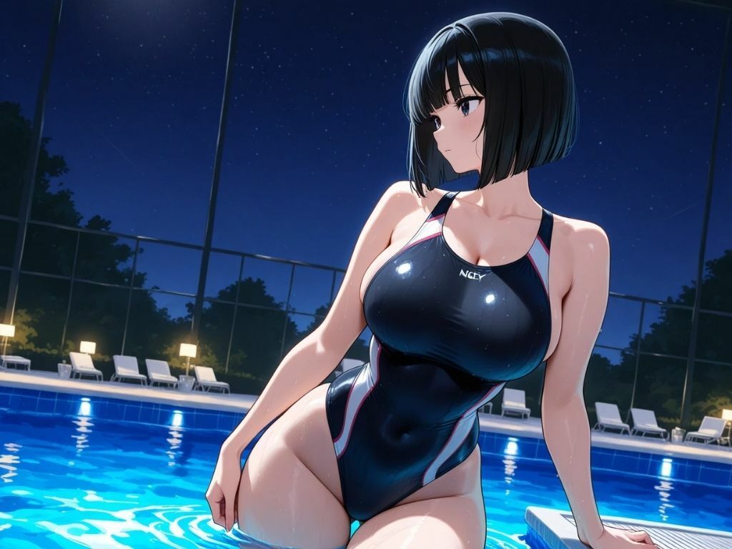 競泳水着の美女で、ひとぬきっ2 サンプル1ページ目