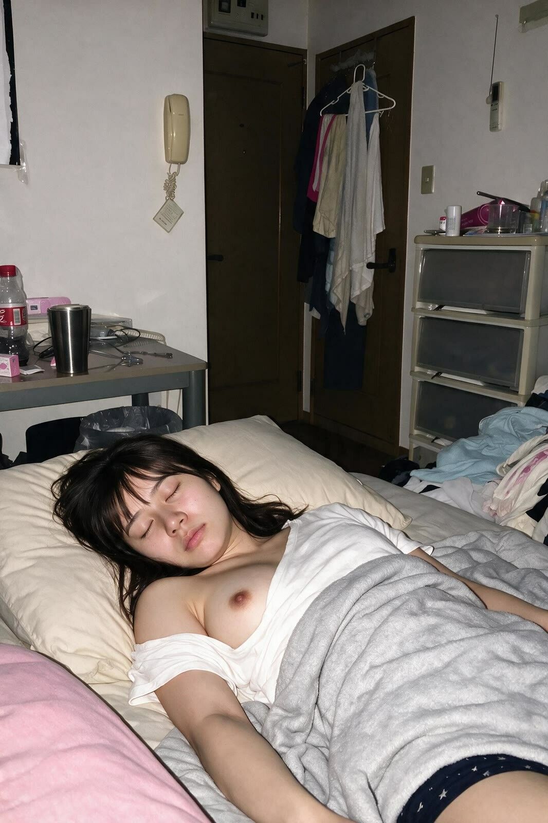 【個人撮影・流出】一人暮らしのみさき（24）｜彼氏にも見せたことない、部屋での無防備な’素’ サンプル6ページ目