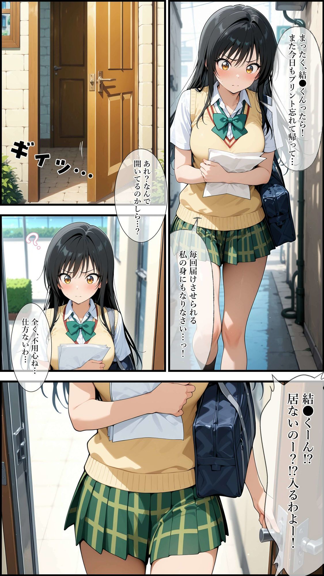 結●家の家庭訪問2 サンプル2ページ目