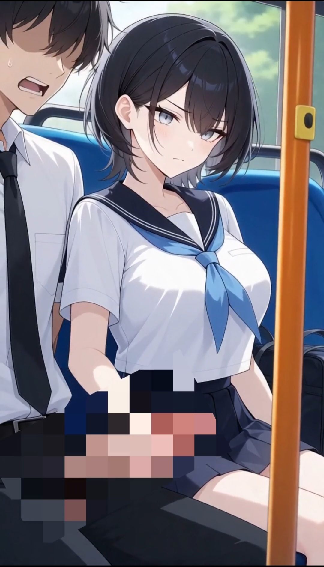クールな少女美鈴は世話焼き、大自然の中で始まる物語、幼馴染の間で揺れ動く感情と祭の影 サンプル2ページ目