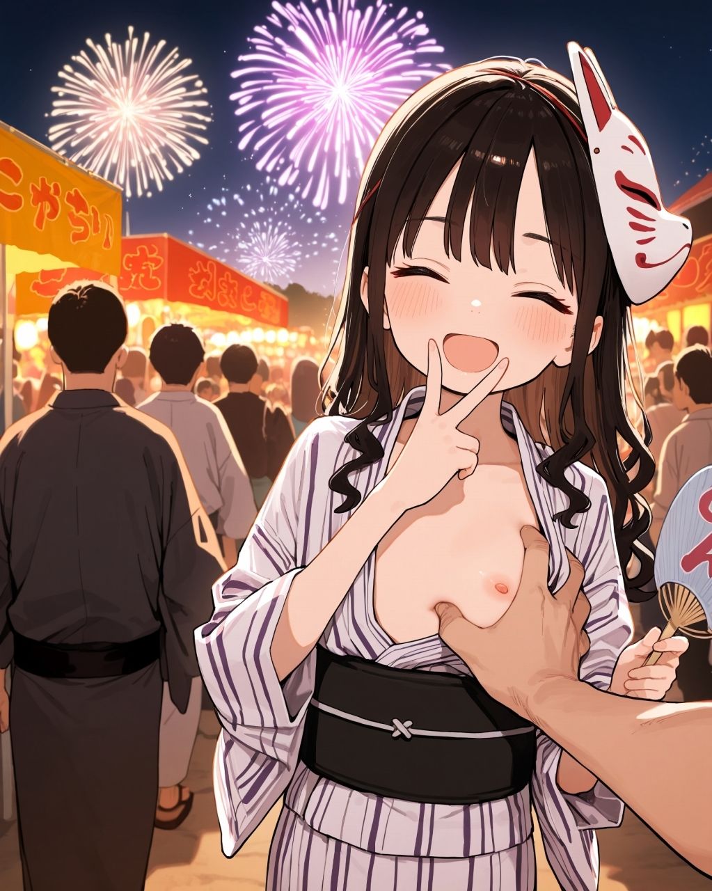 PYU！！夏祭り サンプル2ページ目