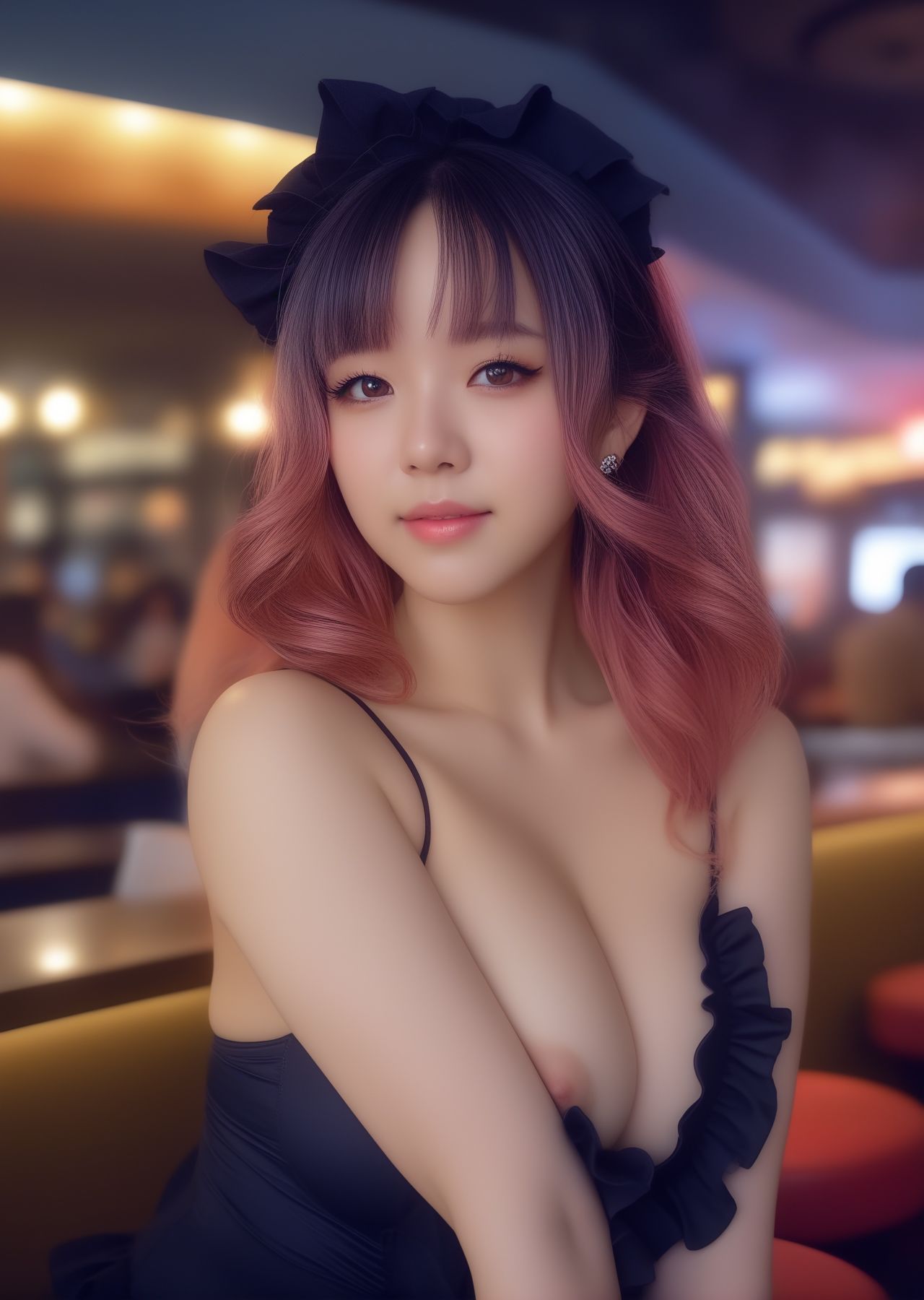 【423枚＋おまけ動画】〜食べ放題ガールズバー〜 Dolls AI美女ヌード写真集 Vol.81 サンプル1ページ目