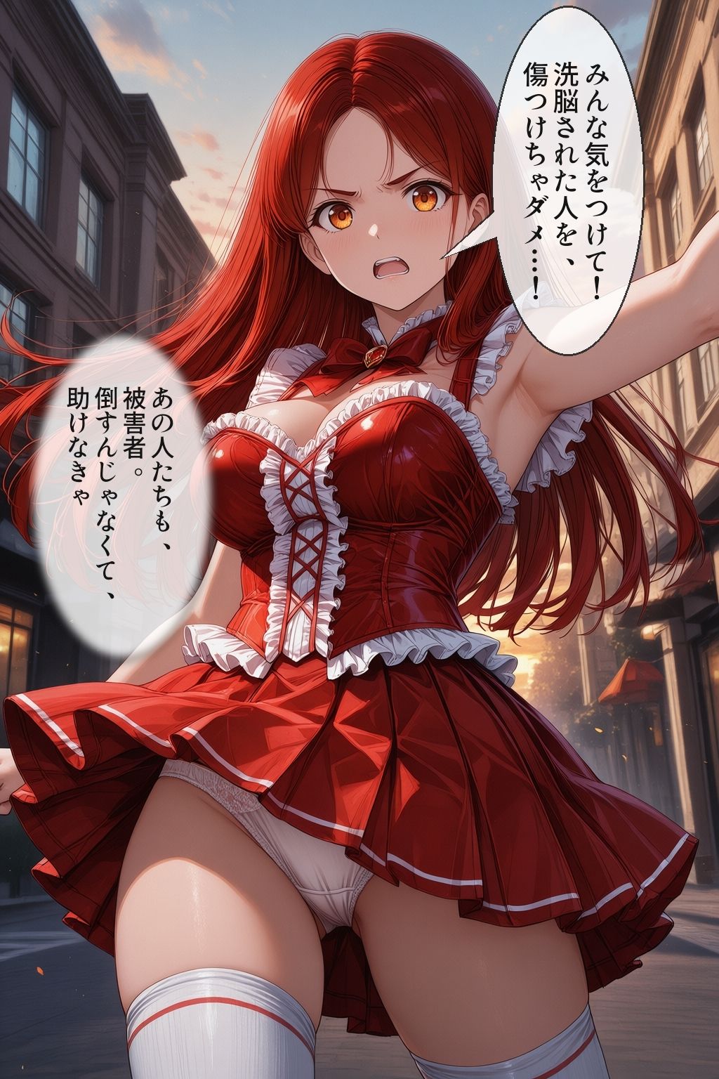 絶頂解呪！魔法少女プリズムファイブ 〜イカせなきゃ街は救えない〜 サンプル2ページ目