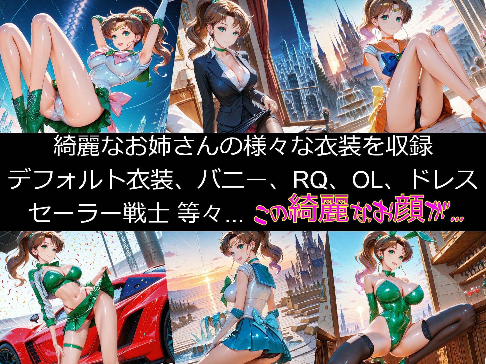 【衣装多種】ジュ〇ター、頼れる乙女の恥辱。鍛え抜かれた肉体が悦びに震え、恥じらいを捨てて媚態を晒す_SEXその他編 サンプル1ページ目