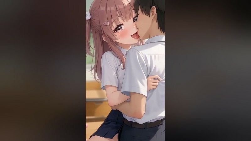いちゃラブセックス35連発！制服JKと濃厚ディープキスで搾り取られる【スマホ縦型アニメ/フルボイス】 サンプル6ページ目