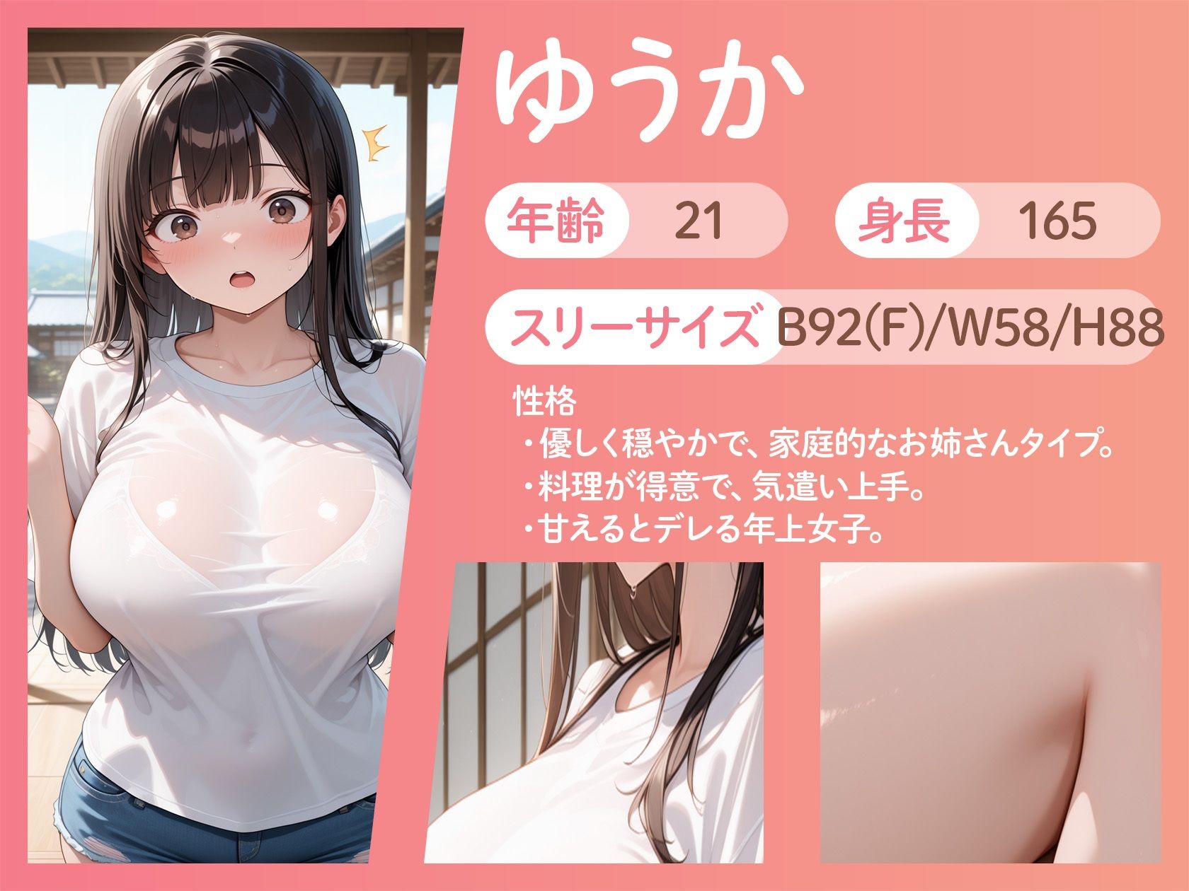 おばあちゃん家で再会したいとこが、もう女になってた件w サンプル1ページ目