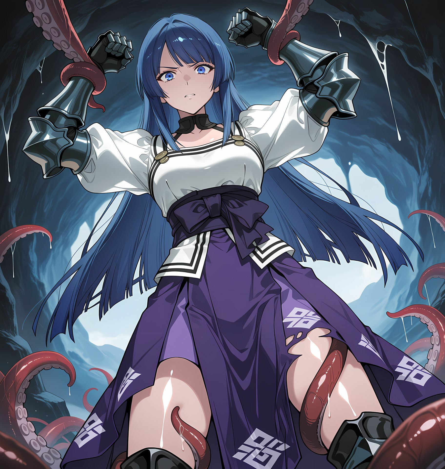 おんなけんし洗脳丸呑み悪堕ち〜淫魔化ドスケベ交尾〜 サンプル3ページ目