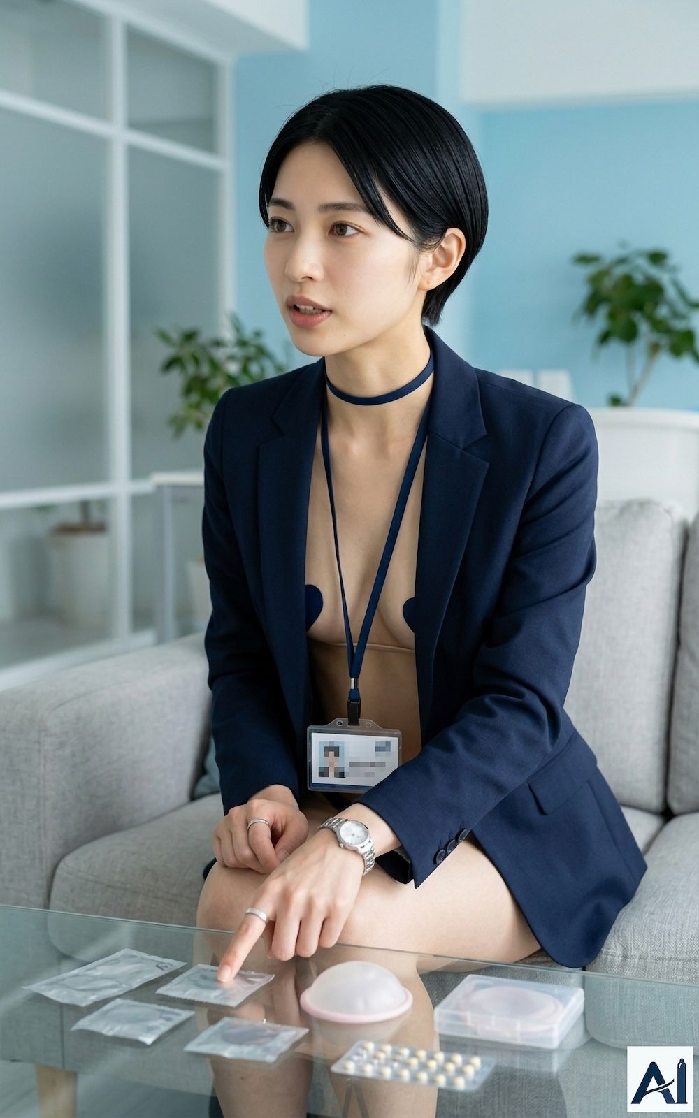 ［AI写真集］ AIC-Photo 不埒なハート Premier 08:みく（未来）「月曜の商談」完全解禁版 サンプル3ページ目