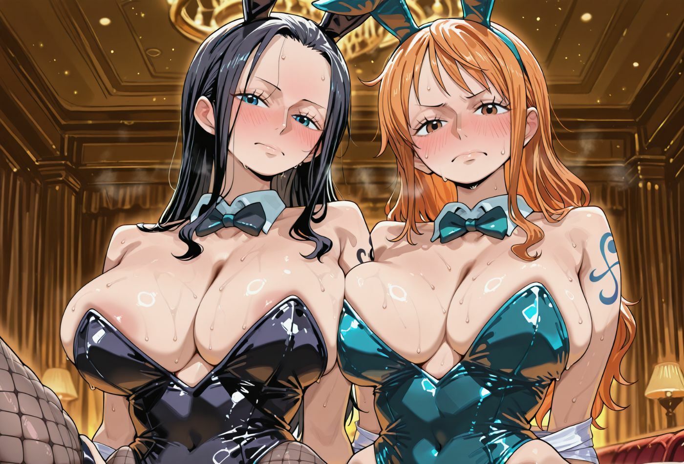 海賊バニー  〜ナ〇＆ロ〇ン カジノで、淫乱接待サービス〜 サンプル1ページ目
