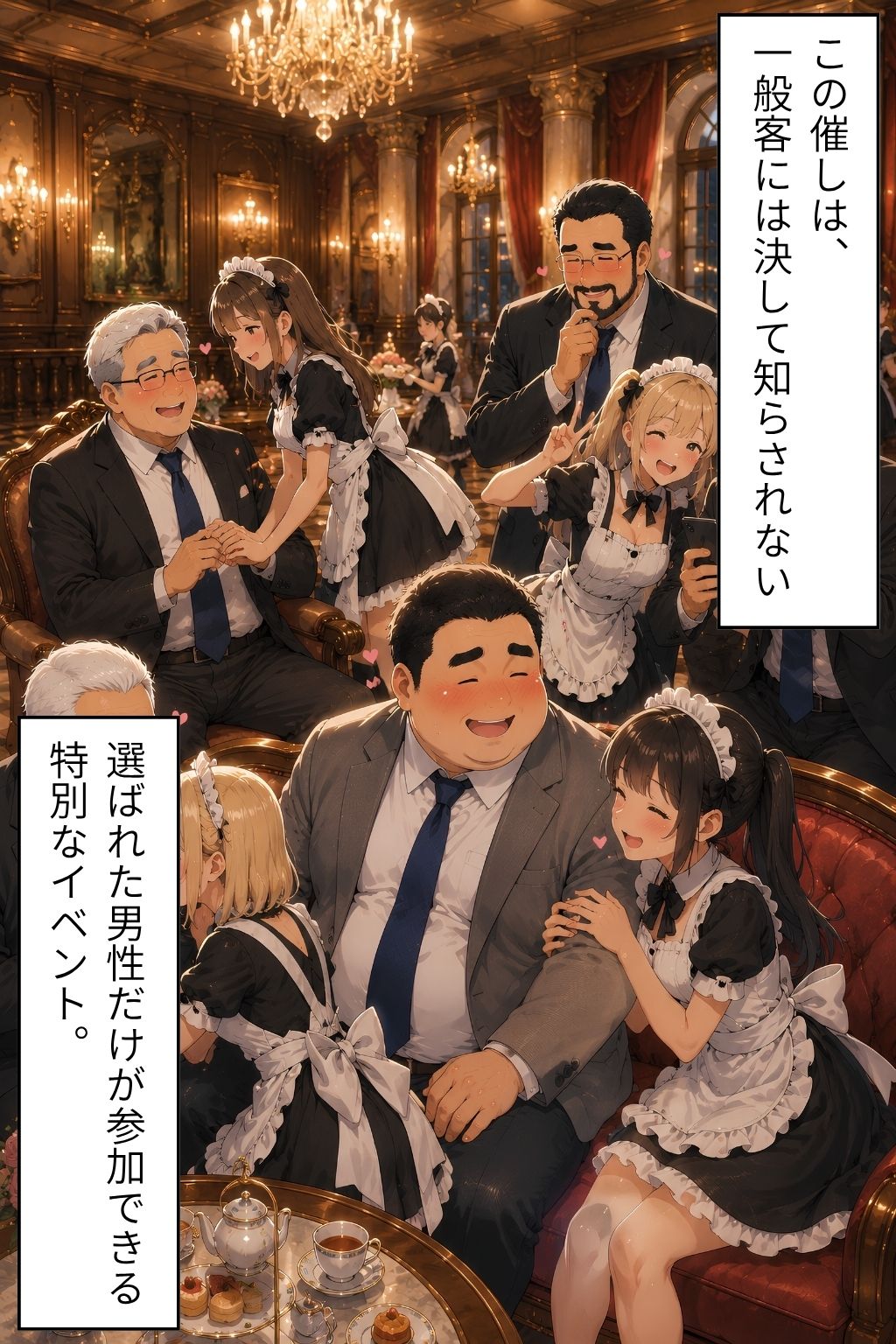 ようこそ禁断のメイドフェスへ（はーと） 2-1 〜 弱いところを徹底的にいじめまくり！大量潮吹き前戯で相性チェック！（芽生・乃ノ 編） 〜 サンプル2ページ目