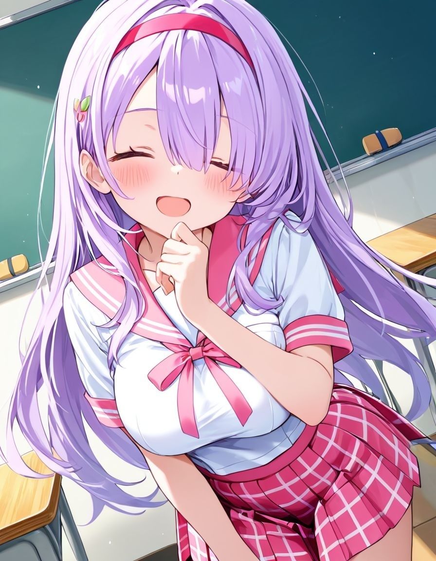 どこでもセックスするのが当たり前になっちゃった世界 ピンクセーラー服 編 サンプル1ページ目