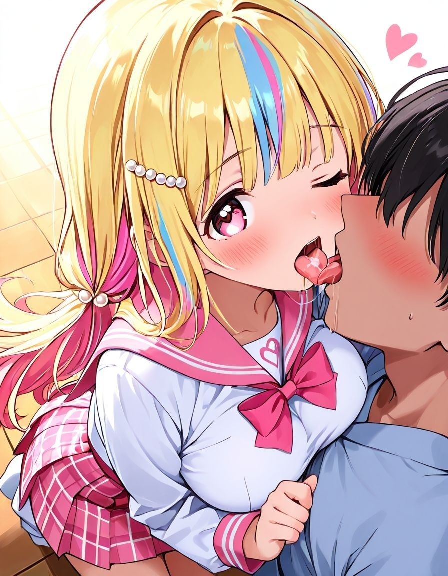 どこでもセックスするのが当たり前になっちゃった世界 ピンクセーラー服 編 サンプル2ページ目