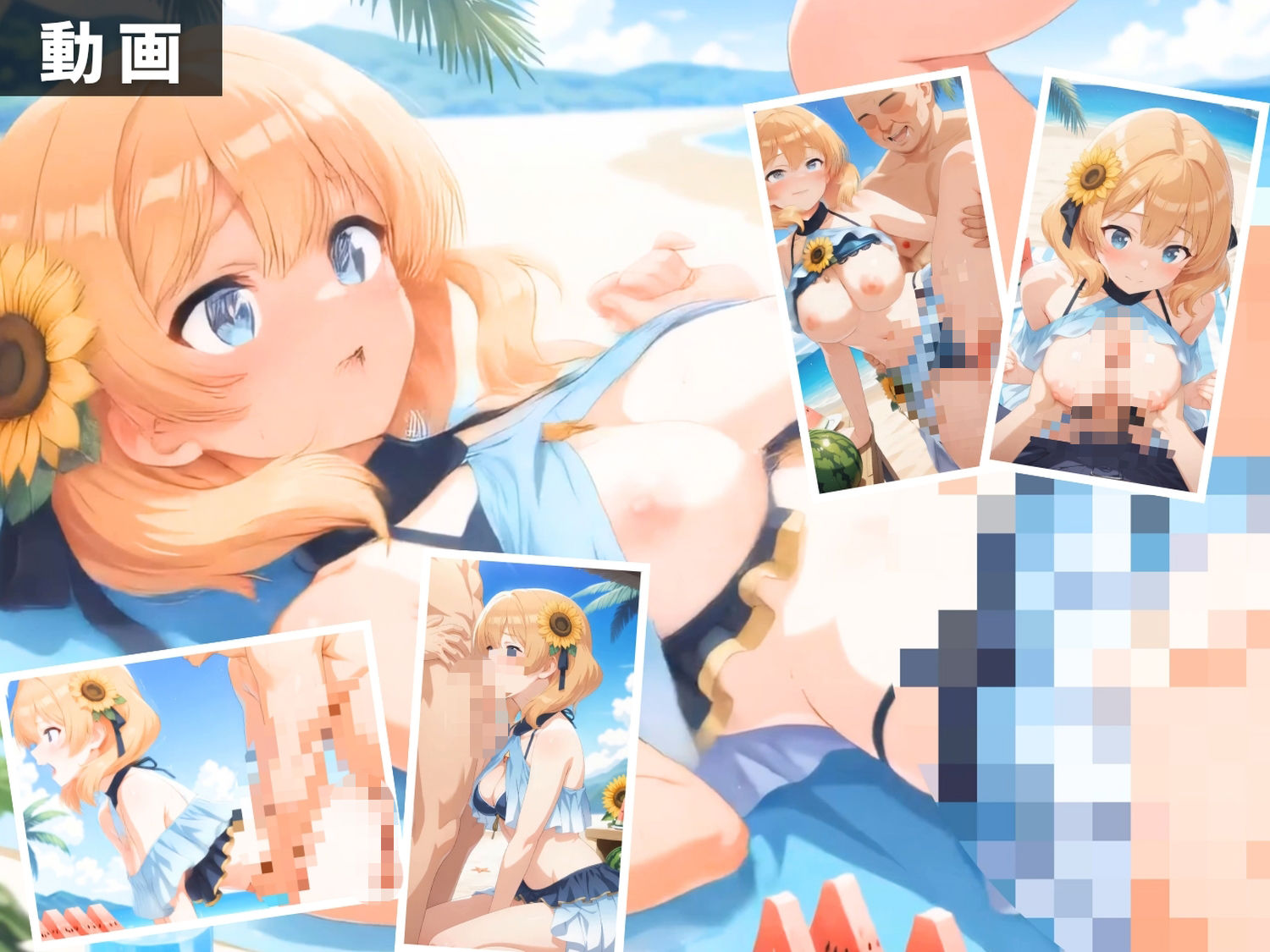 こ●素晴らしい世界に祝福を！ 〜異世界六人組全員集合！ 海で最高の集団祝福セックス〜 【セット作品】 サンプル5ページ目