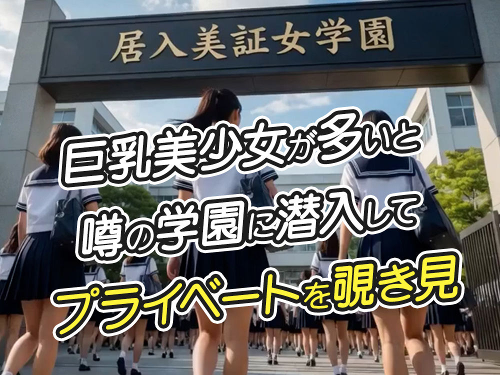 【4K 動画】巨乳美少女学園 潜入盗撮 サンプル1ページ目