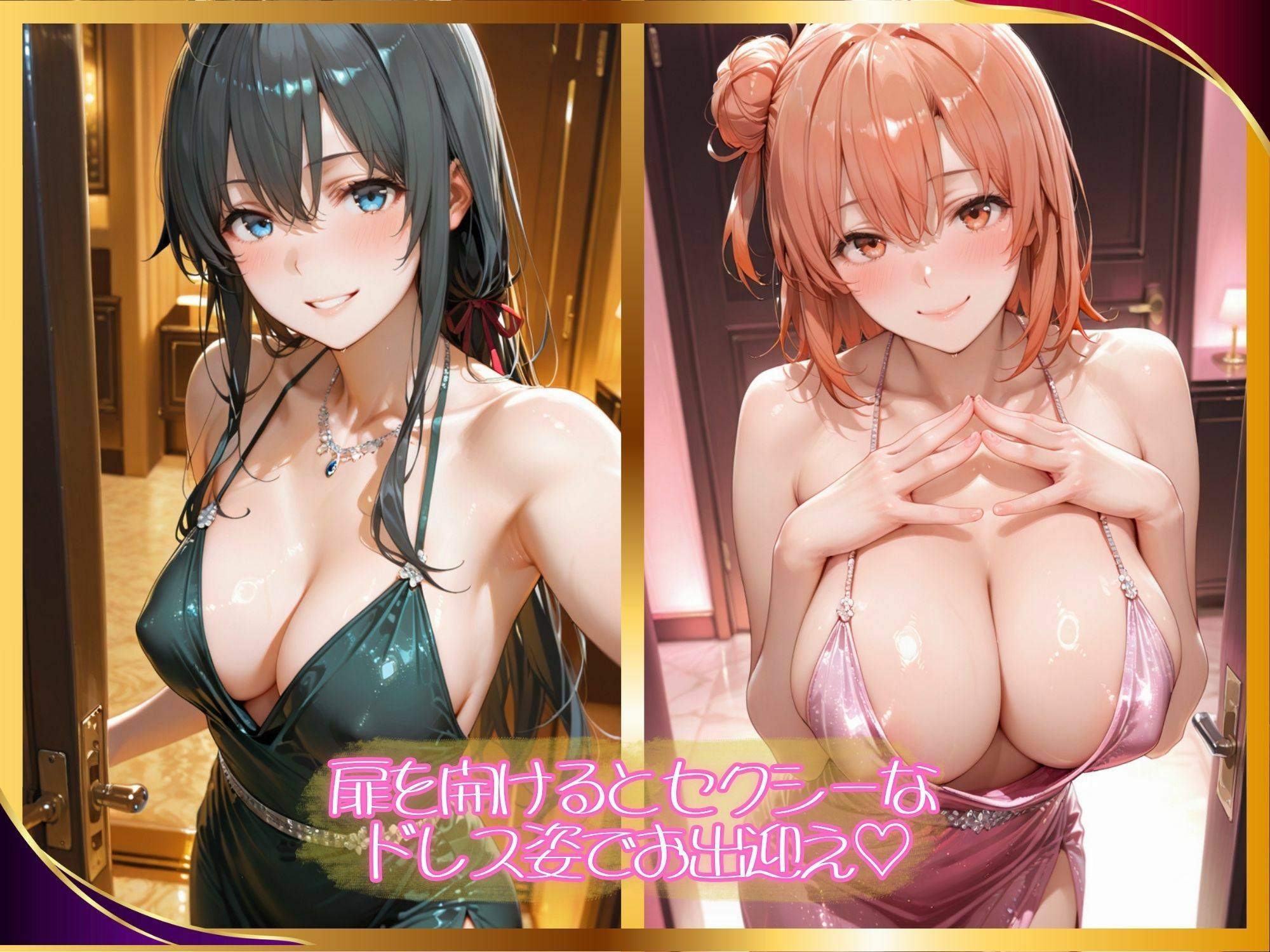 【高級風俗嬢】濃厚ご奉仕 〜や●り俺の青●ラブコメはまち●っている。 雪●下 ●乃＆由●ヶ浜 結●〜 サンプル1ページ目